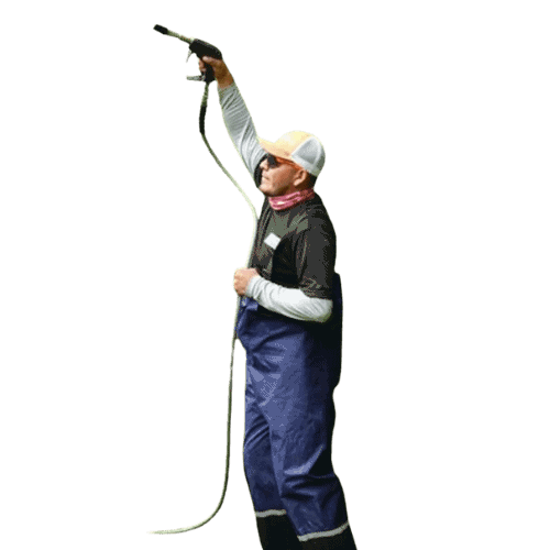 alpha exterior solutions crew member soft washing