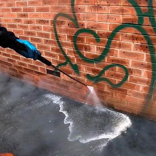 commercial Graffiti Removal services performed by alpha exterior solutions in richmond virgina