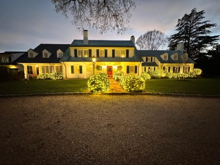 Holiday lighting by alpha exterior solutions in tuckahoe VA