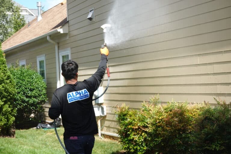 soft washing vinyl home exterior by alpha exterior solutions in hanover va