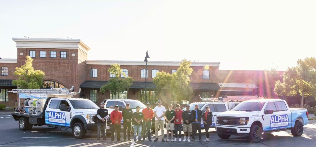 Alpha Exterior solutions team photo in Richmond, VA