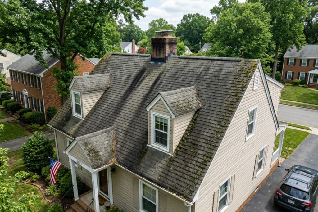 asphalt shingle roof cleaning Richmond