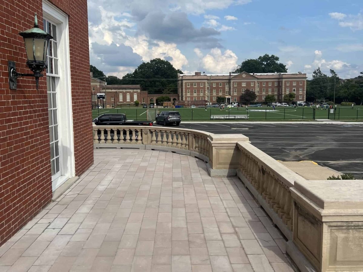 exterior patio at richmond of virginia brought back to life by alpha exterior solutions pressure washing and cleaning